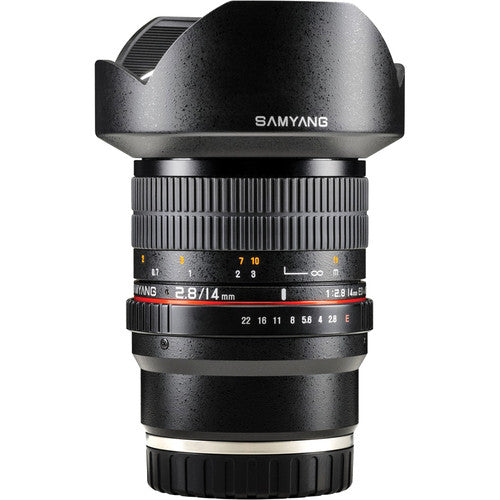 Objectif Samyang 14mm F/2.8 Grand Angle Pour Nikon - Manuelle, Lentilles ED Asphériques, Puce AE