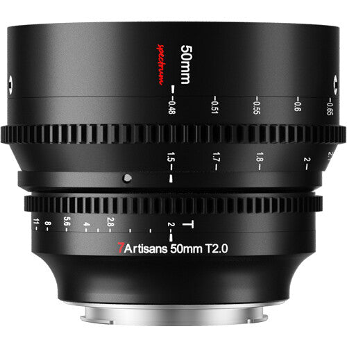 7artisans Photoelectric 50mm T2.0 Spectrum Prime Cine Lens