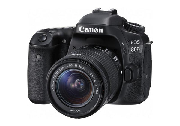 Canon EOS 80D with EF-S 18-55mm f/3.5-5.6 IS STM Lens Kit